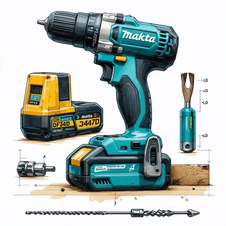 Обзор шуруповерта Makita DF347D: сильные и слабые стороны, кому подойдет