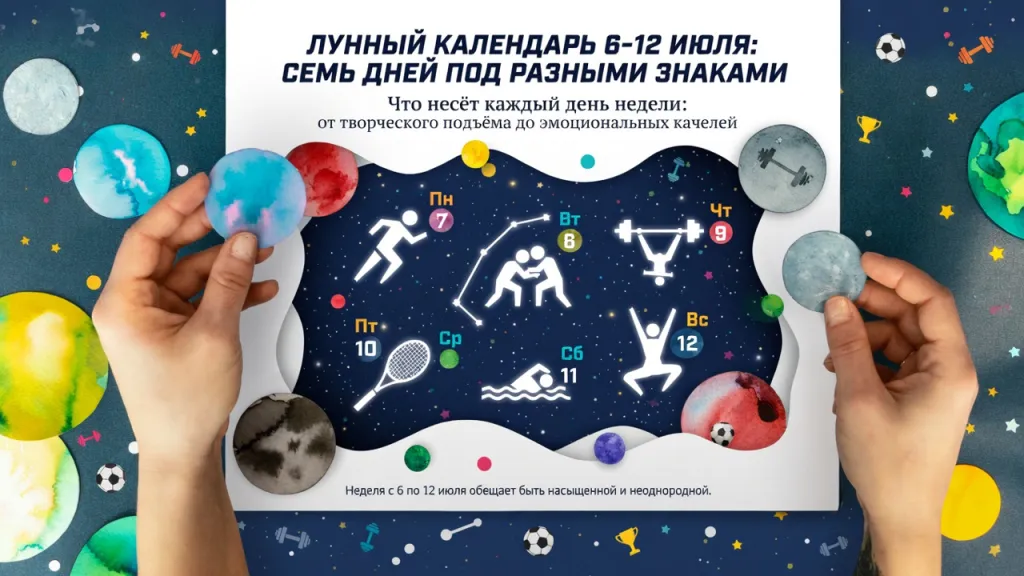 Лунный календарь 6-12 июля: семь дней под разными знаками
